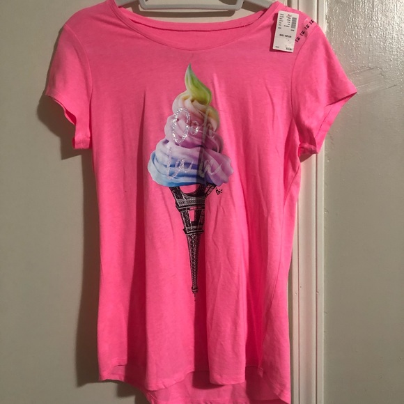 Justice Other - NWT Eiffel Tower Ice Cream Tee